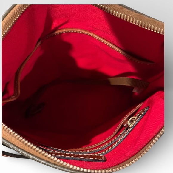 Dooney & Bourke Olive Green Pebble Grain Crossbody Bag - Picture 11 of 13